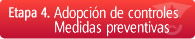 Etapa 4. Adopción de controles. Medidas preventivas